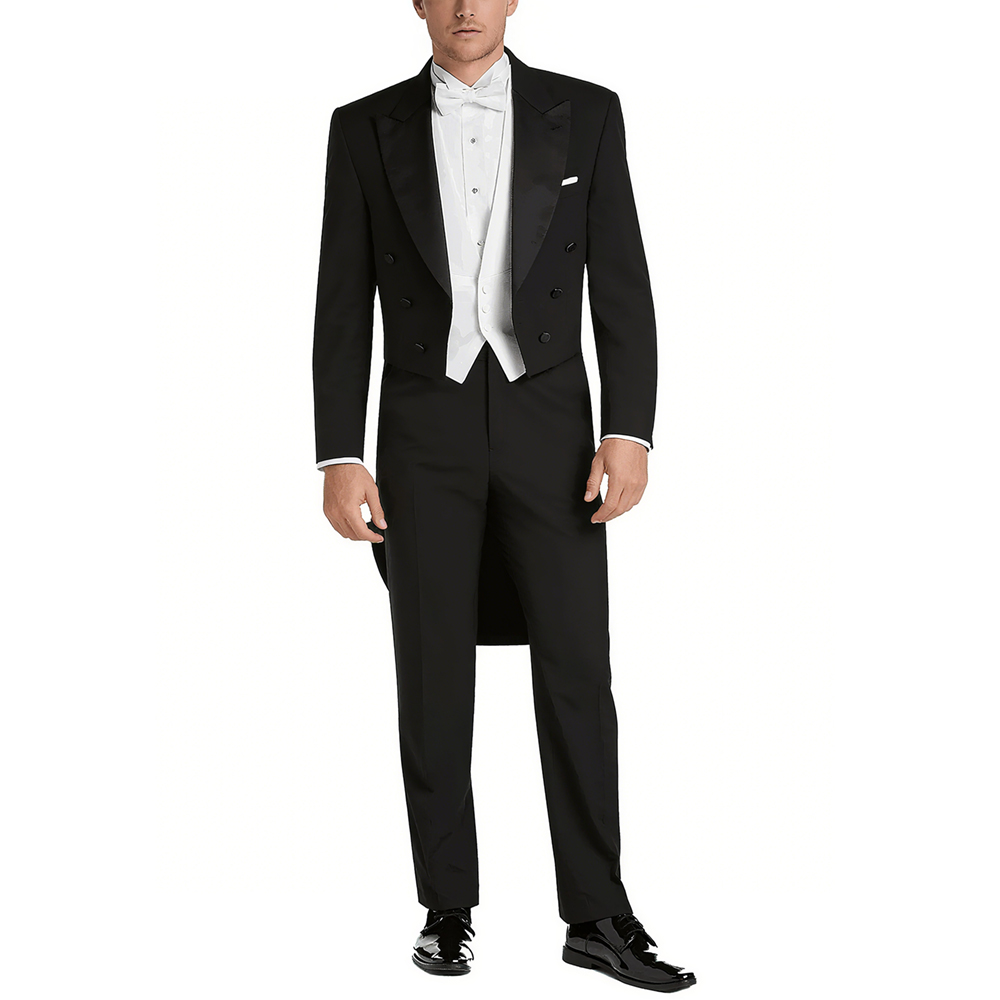 Elegant Formal Men'S Wear - طقم بدلة رجالي من الساتان ذو