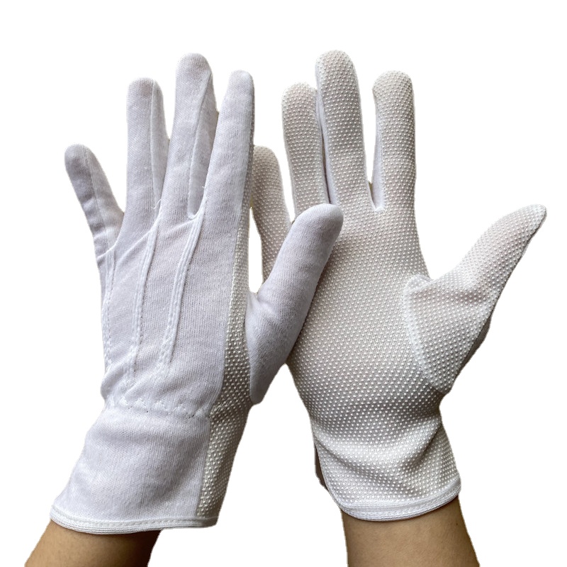 Formal Wear Gloves Men - 4 أزواج من القفازات القطنية البيضاء