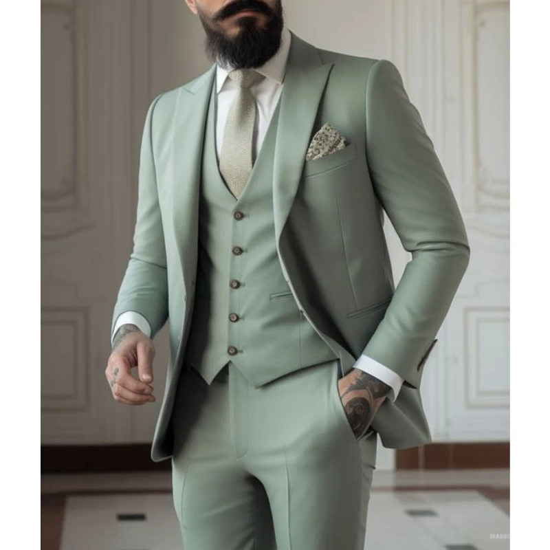 Men Formal Wear Green - الضوء الأخضر الدعاوى الرجال الدعاوى 3