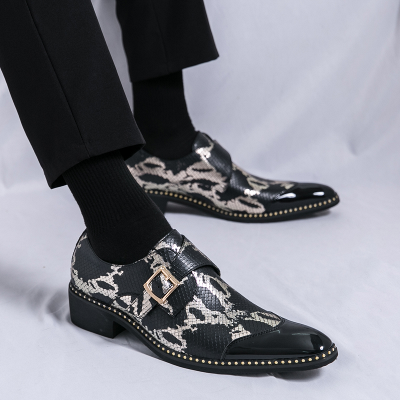 أحذية رجالية كلاسيكية ريترو من - مراجعة Men Formal Wear Green وسعره