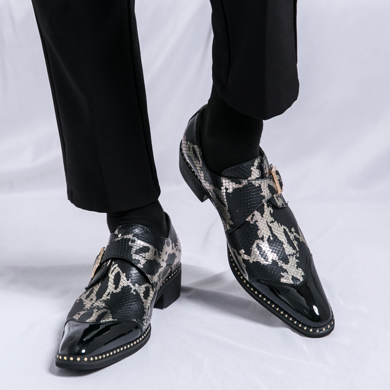 أحذية رجالية كلاسيكية ريترو من - مراجعة Men Formal Wear Green وسعره