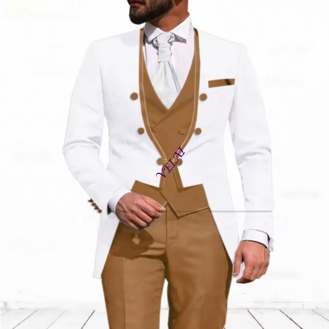 بدلة رجالية مخصصة باللون الأزر - مراجعة Elegant Formal Men'S Wear وسعره