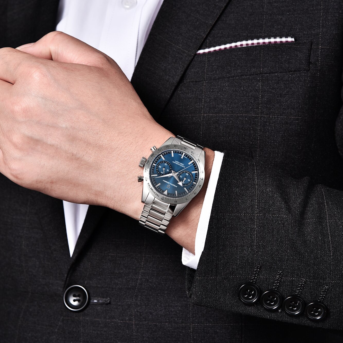 ساعة رجالية فاخرة وأنيقة من PA - مراجعة Elegant Formal Men'S Wear وسعره