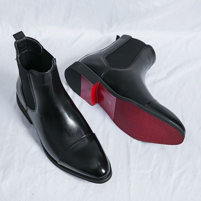 الرجال الكلاسيكية الأحمر تشيلس - مراجعة Men'S Formal Style وسعره