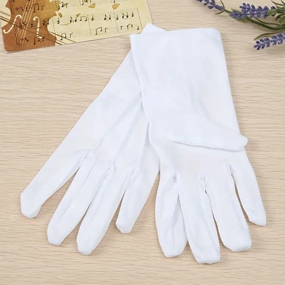 زوج واحد من القفازات القطنية ا - مراجعة Formal Wear Gloves Men وسعره