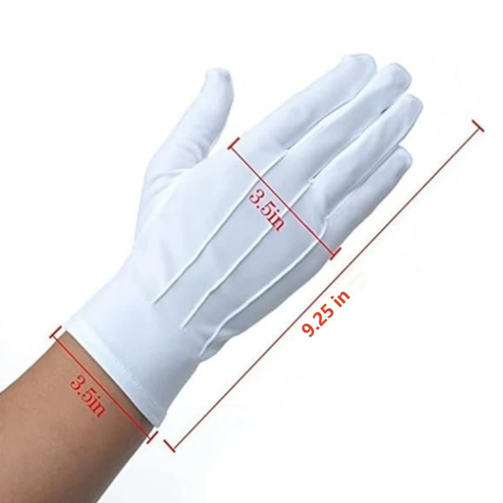 زوج واحد من القفازات القطنية ا - مراجعة Formal Wear Gloves Men وسعره