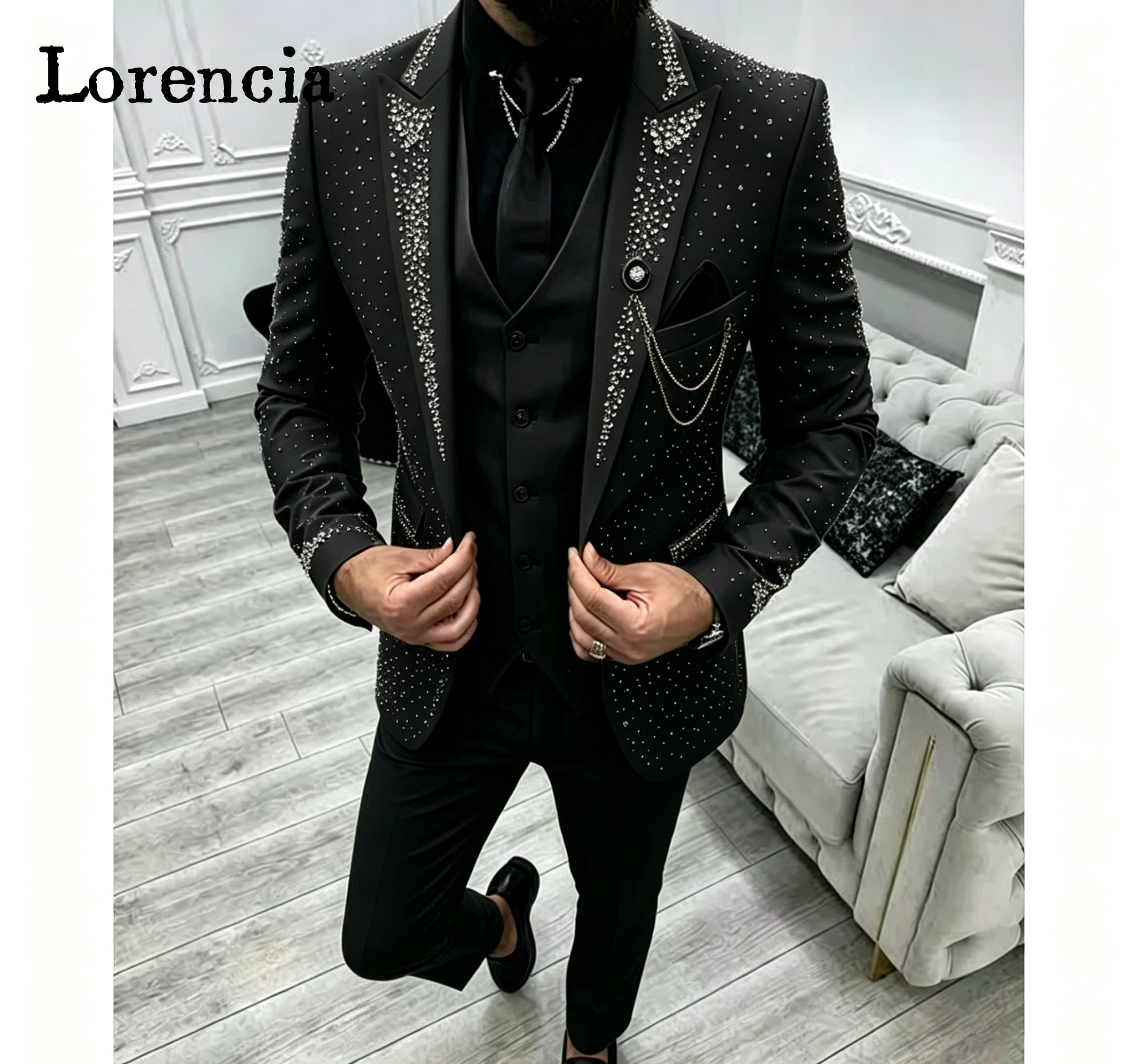 طقم بدلة رسمية فاخرة للرجال من - مراجعة Elegant Formal Men'S Wear وسعره