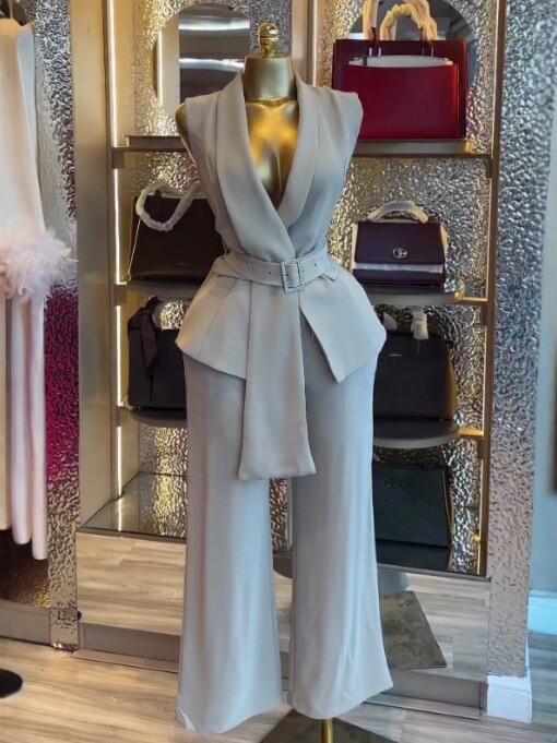 بدلة نسائية بدون أكمام بياقة ع - مراجعة Elegant Formal Men'S Wear وسعره