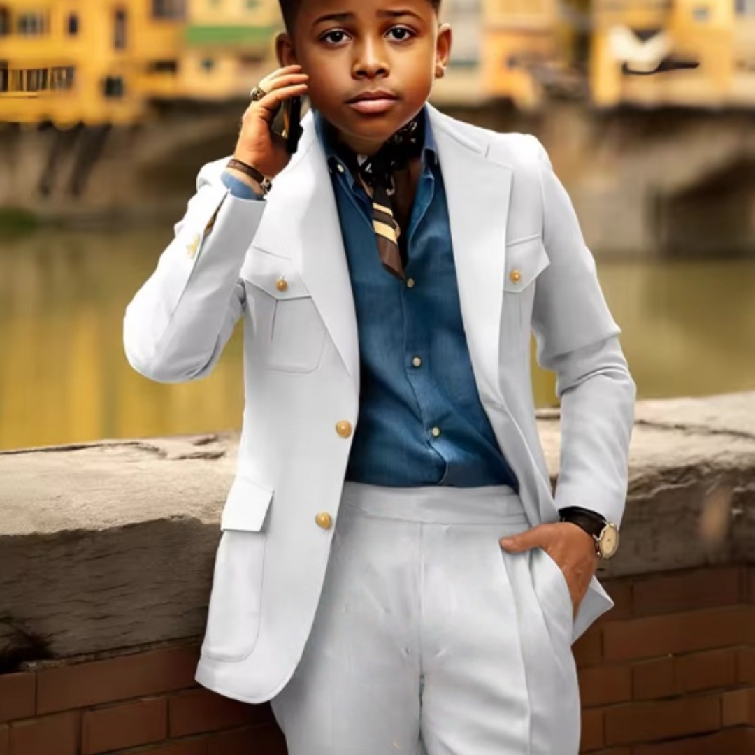 بدلة رسمية من قطعتين للأولاد،  - مراجعة Men'S Formal Style وسعره