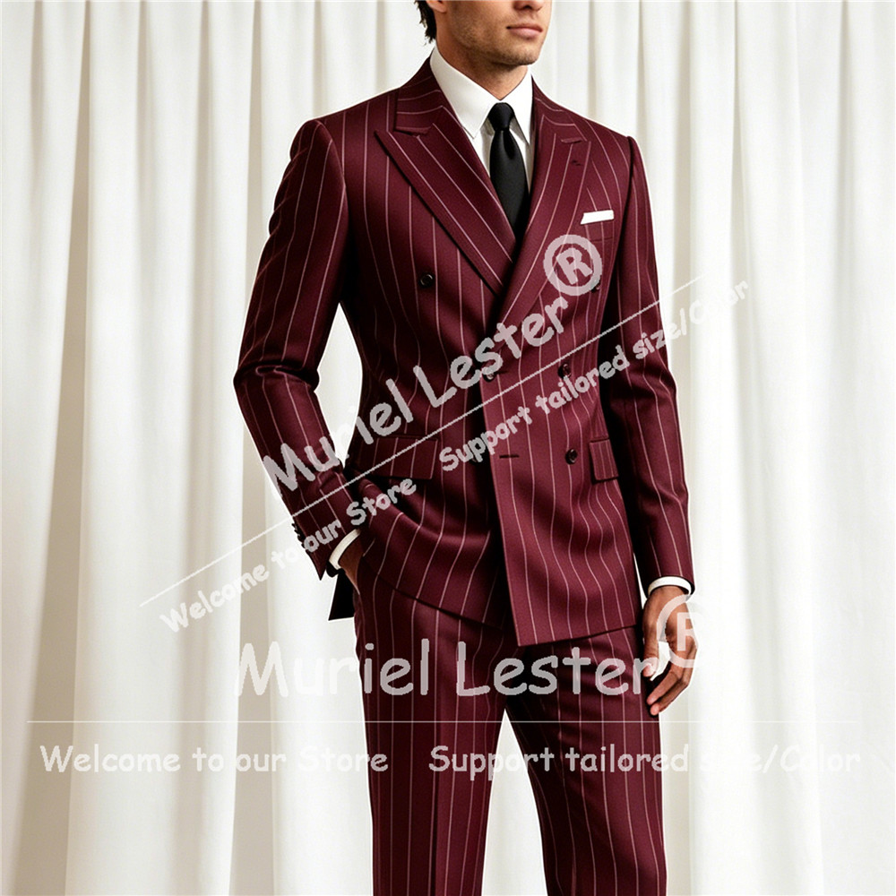 بدلة رجالية أنيقة مخططة من قطع - مراجعة Elegant Formal Men'S Wear وسعره