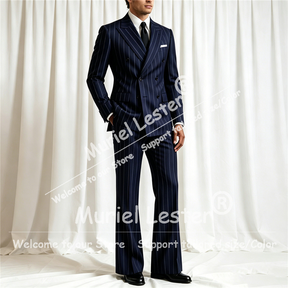 بدلة رجالية أنيقة مخططة من قطع - مراجعة Elegant Formal Men'S Wear وسعره
