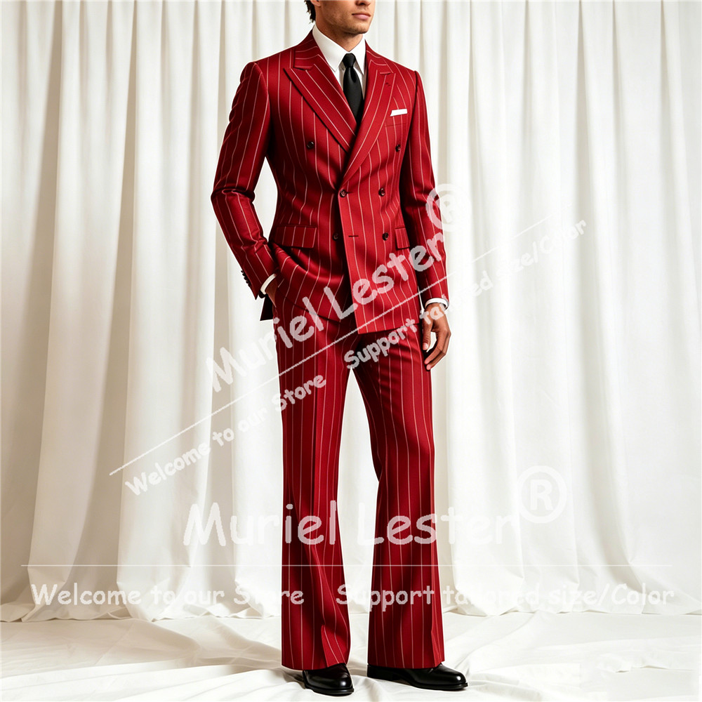 بدلة رجالية أنيقة مخططة من قطع - مراجعة Elegant Formal Men'S Wear وسعره