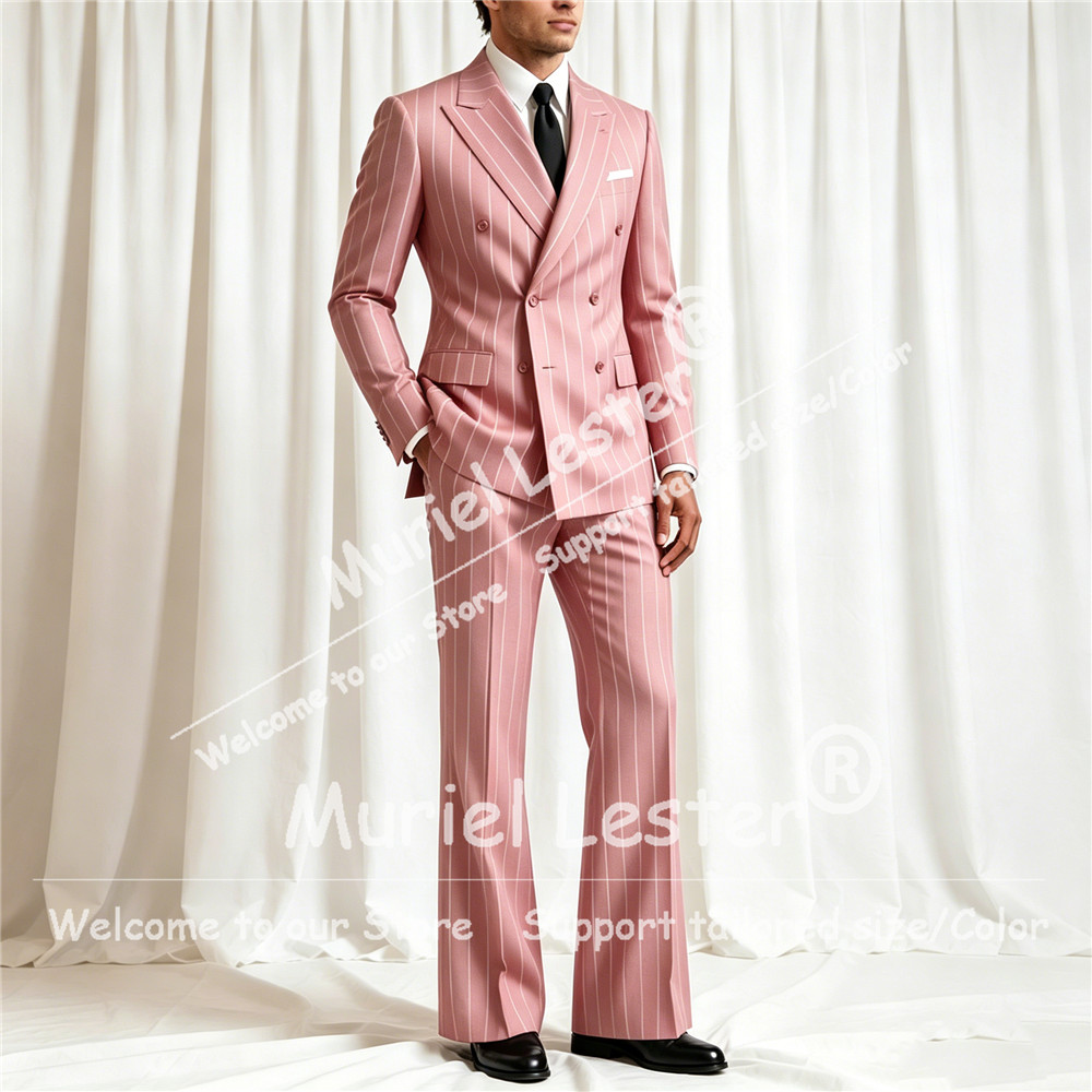 بدلة رجالية أنيقة مخططة من قطع - مراجعة Elegant Formal Men'S Wear وسعره