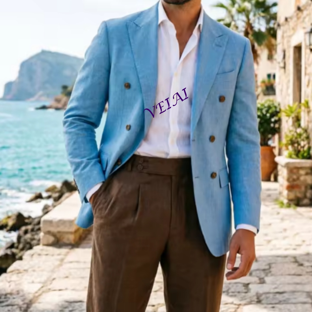 بدلة رجالية مخصصة من قطعتين بل - مراجعة Elegant Formal Men'S Wear وسعره